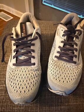 Brooks Adrenaline GTS Women's Light Gray and Navy Running Shoes